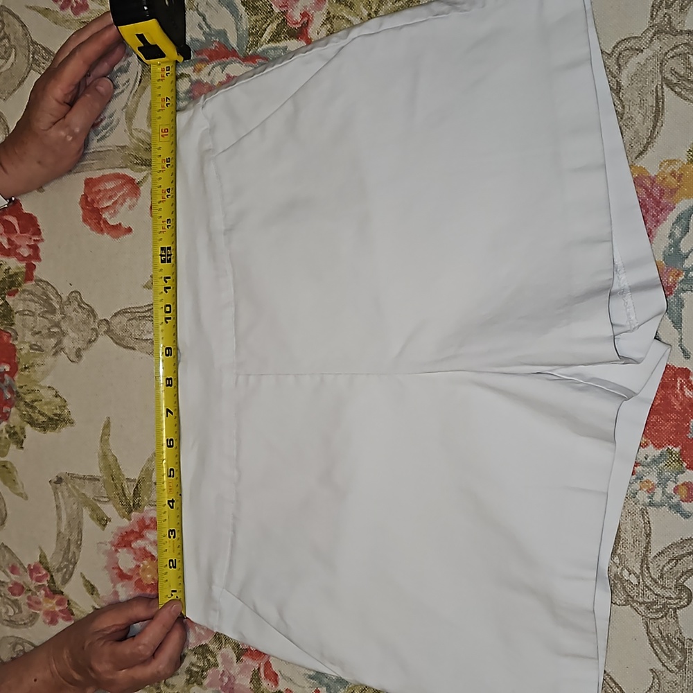 Time and True large 12-14 white shorts.
